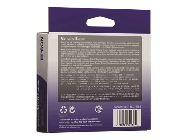 Epson - Svart - stoffbånd for skriver - for LQ 1060, 2500, 2500+, ...