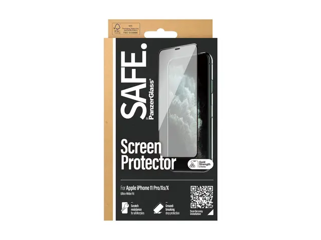 SAFE. by PanzerGlass - Skjermbeskyttelse for mobiltelefon glass ra...