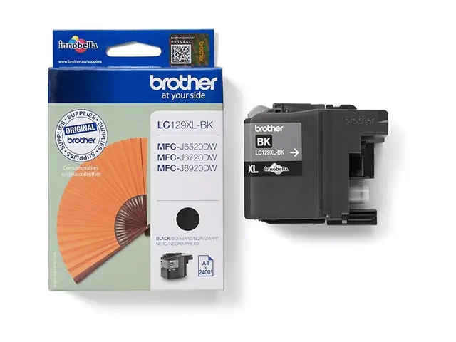 Brother LC129XLBK - Svart - original - blekkpatron - for Brother M...