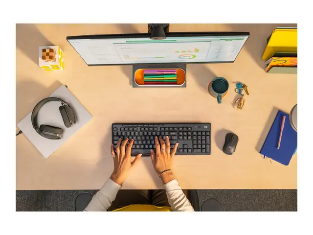 Logitech MK370 Combo for Business - Tastatur- og mussett trådløs B...