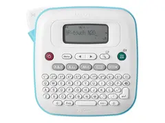 Brother P-Touch PT-N20 - Etikettmaker - S/H direktetermisk - 12 mm bredde - 180 dpi - inntil 12 mm/sek - kutter - vertikal utskrift, speilutskrift, utskriftsforhåndsvisning, 2-linjers utskrift - hvit, blå