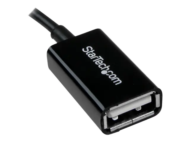 StarTech.com 5in Micro USB to USB OTG Host Adapter - Micro USB Mal...