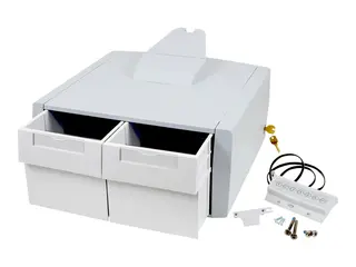 Ergotron StyleView Primary Double Tall Drawer Monteringskomponent (skuffmodul) - låsbar - medisinsk - grå, hvit - vognmonterbar