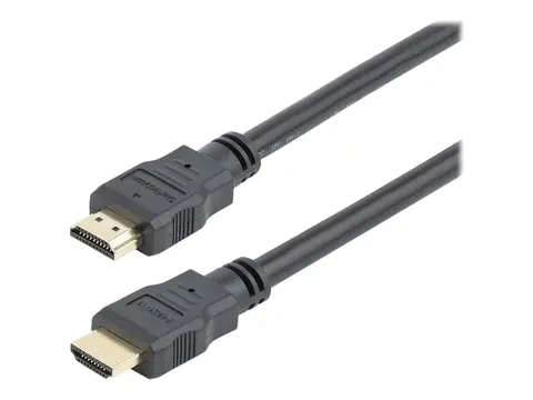 StarTech.com 6ft (2m) HDMI Cable, 4K High Speed HDMI Cable with Ethernet, UHD 4K 30Hz Video, HDMI 1.4 Cable, Ultra HD HDMI Monitors, Projectors, TVs &amp; Displays, Black HDMI Cord 6ft HDMI Cable (Male/Male) - HDMI-kabel - 1.8 m