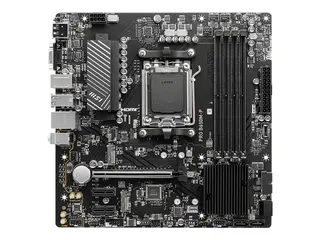 MSI PRO B650M-P - Hovedkort - micro ATX Socket AM5 - AMD B650 Chipset - USB 3.2 Gen 2, USB-C 3.2 Gen 1, USB 3.2 Gen 1 - 2.5 Gigabit LAN - innbygd grafikk (CPU kreves) - HD-lyd (8-kanalers)