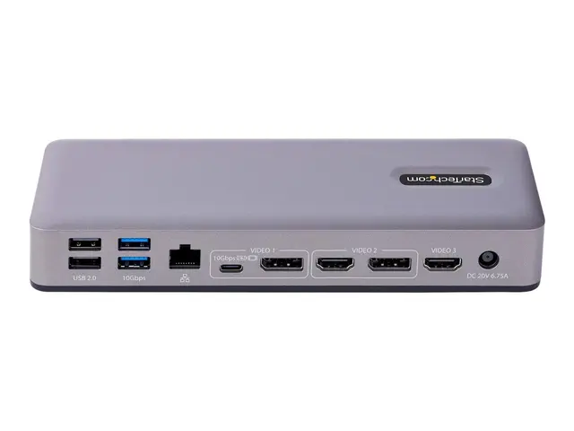 StarTech.com USB-C Docking Station - Multi Monitor HDMI/DP/DP Alt ...