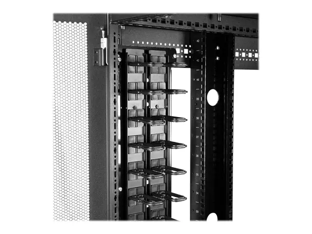StarTech.com Vertical 0U Server Rack Cable Management w/ D-Ring Ho...