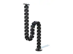 Neomounts - Kabelstyringsryggrad screw-mounted, universal - svart