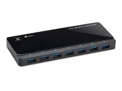 TP-Link UH720 - Hub - 7 x SuperSpeed USB 3.0 stasjon&#230;r