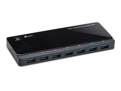 TP-Link UH720 - Hub - 7 x SuperSpeed USB 3.0 - stasjonær