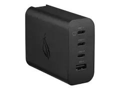 ASUS ROG - Str&#248;madapter - GaN - AC 100-240 V 140 watt - Europa, Storbritannia - svart