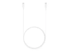 Samsung EP-DX310 - USB-kabel - 24 pin USB-C (hann) til 24 pin USB-C (hann) USB 2.0 - 3 A - 1.8 m - hvit