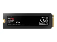 Samsung 990 PRO MZ-V9P4T0GW - SSD kryptert - 4 TB - intern - M.2 2280 - PCIe 4.0 x4 (NVMe) - 256-bit AES - TCG Opal Encryption 2.0 - integrert kjøle