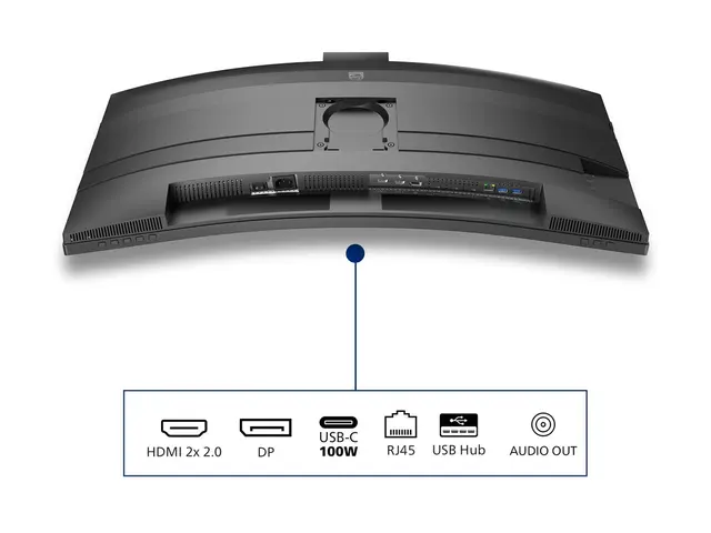 Philips 34B2U6603CH - 6000 Series LED-skjerm kurvet 34" 3440 x 144...