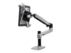 Ergotron - Monteringskomponent (montering) for nettbrett - l&#229;sbar - metall, kompositt - skjermst&#248;rrelse: 7.9&quot;-13&quot; - armmonterbar - for Ergotron NX