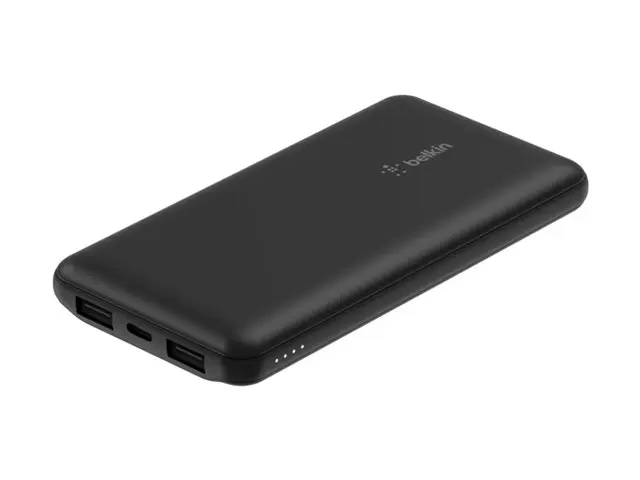 Belkin BoostCharge - Strømbank + AC-strømadapter 10000 mAh 3 utgan...