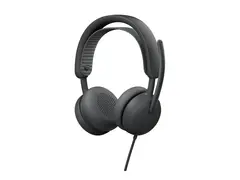 Logitech Zone Wired 2 for Business Hodesett - on-ear - kablet - aktiv støydemping - grafitt - Certified for Microsoft Teams