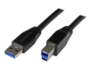StarTech.com 1m SuperSpeed USB 3.0 Cable A to B M/M USB-kabel - USB Type B (hann) til USB-type A (hann) - USB 3.0 - 1 m - formst&#248;pt - svart