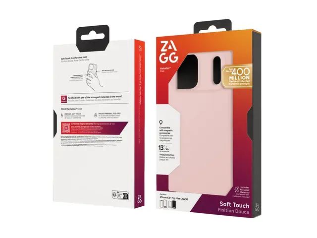 ZAGG Manhattan Snap - Baksidedeksel for mobiltelefon MagSafe-samsv...