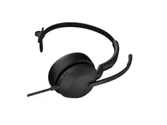 Jabra Evolve2 50 UC Mono - Hodesett on-ear - kablet - aktiv st&#248;ydemping - USB-C, USB-A - UC-sertifisert