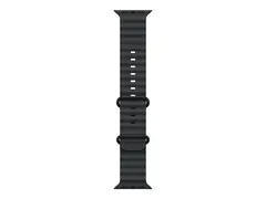 Apple - B&#229;nd for smart armb&#229;ndsur 49 mm, svart titanfinish - 130 - 200 mm - svart - for Watch Herm&#232;s Series 9, SE 3, Series 10, Series 11, Series 8, Series 9, Ultra 2, Ultra 3