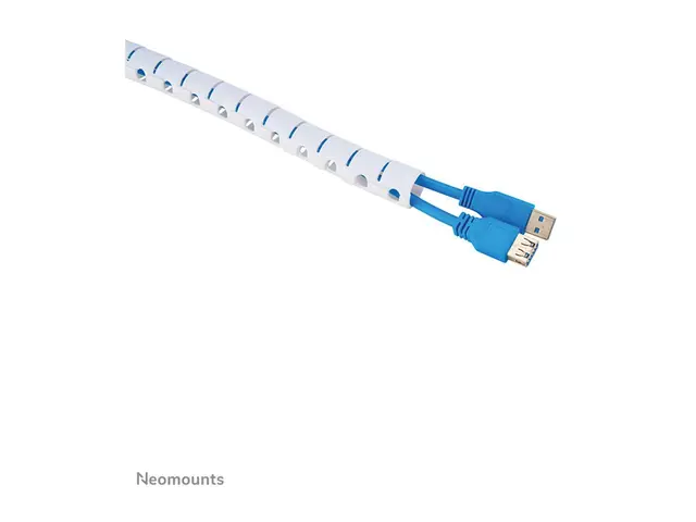 Neomounts - Kabelstyringsmuffe for 1-4 cables, universal hvit 2 m