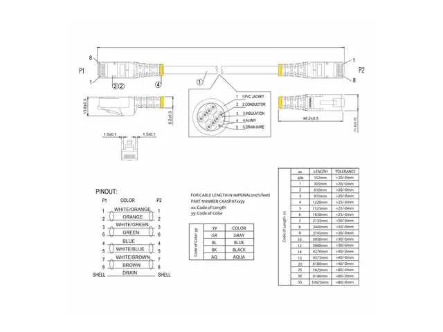 StarTech.com 2m CAT6A Ethernet Cable, 10 Gigabit Shielded Snagless...