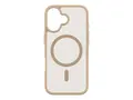 KEY - Baksidedeksel for mobiltelefon MagSafe-samsvar - polykarbonat - linbeige - for Apple iPhone 17