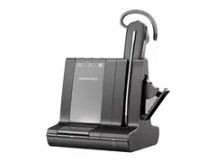 HP Poly Savi 8245-M - Savi 8200 series hodesett - i &#248;ret - konvertibel - DECT / Bluetooth - tr&#229;dl&#248;s - svart - Certified for Microsoft Teams