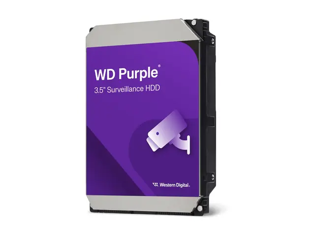 WD Purple WD43PURZ - Harddisk 4 TB overvåkning intern 3.5" SATA 6G...