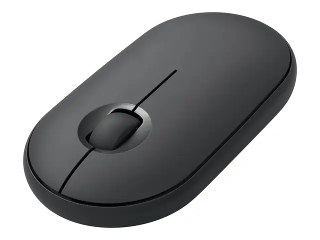 Logitech Pebble M350 - Mus optisk 3 knapper trådløs 2.4 GHz, Bluet...