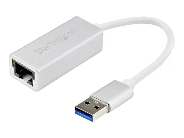 StarTech.com USB 3.0 to Gigabit Network Adapter - Silver - Sleek A...