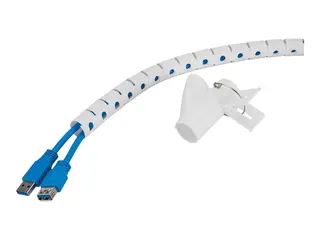 Neomounts - Kabelstyringsmuffe for 1-4 cables, universal - hvit - 2 m