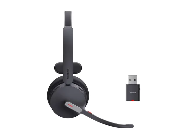 Yealink WH64 Hybrid Mono - Hodesett on-ear DECT / Bluetooth trådlø...