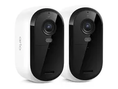 Arlo Essential - 3rd Generation nettverksovervåkingskamera - utendørs - værbestandig - farge (Dag og natt) - 2 MP - 1920 x 1080 - 1080p, 720p - lyd - trådløs - Wi-Fi (en pakke 2)