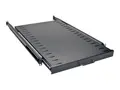 Eaton Tripp Lite Series Rack Enclosure Cabinet Standard Sliding Shelf 50lb Capacity Rack-hylle - svart