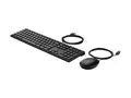HP Desktop 320MK - Tastatur- og mussett - full size USB - QWERTY - Pan Nordic