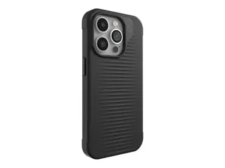 ZAGG Luxe - Baksidedeksel for mobiltelefon MagSafe-samsvar - svart (snap) - for Apple iPhone 15 Pro