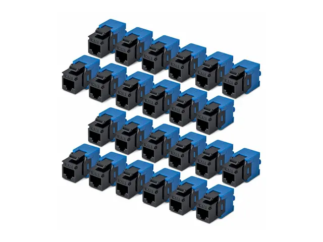 Startech - Trapes-jakk - 180°, toolfree - CAT 6 - UTP - RJ-45 - sv...