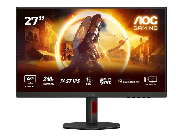 AOC Gaming Q27G4ZR - LED-skjerm 27" 2560 x 1440 QHD @ 240 Hz Fast ...
