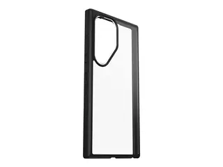 OtterBox React Series - Baksidedeksel for mobiltelefon polykarbonatlag, termoplastisk elastomer (TPE) - svart krystall (klar/svart) - for Samsung Galaxy S24 Ultra
