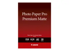 Canon Pro Premium PM-101 - Glatt matt - 310 mikroner A3 (297 x 420 mm) - 210 g/m&#178; - 20 ark fotopapir - for PIXMA PRO-1, PRO-10, PRO-100