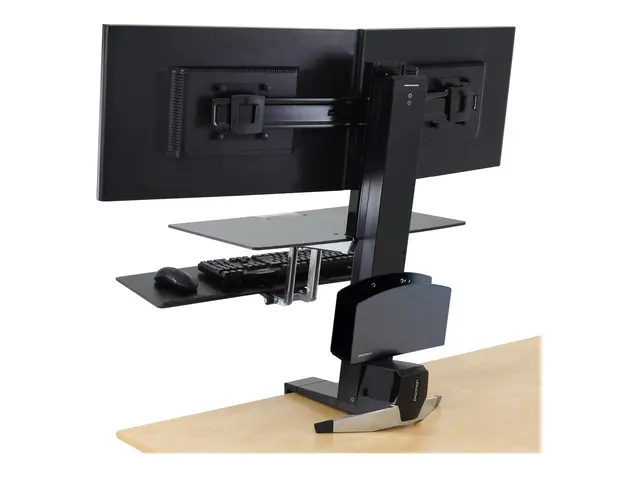 Ergotron WorkFit-S Dual Workstation - Stående skrivebordomformer r...