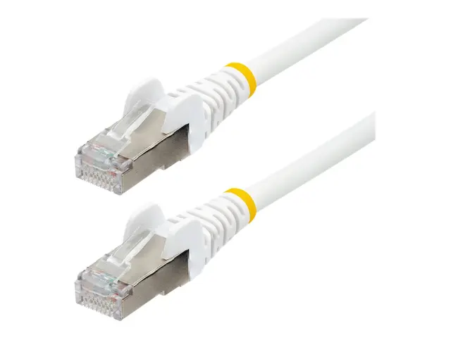 StarTech.com 1m CAT6a Ethernet Cable - White Low Smoke Zero Haloge...