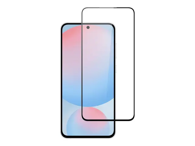 Screenor - Skjermbeskyttelse for mobiltelefon glass rammefarge sva...