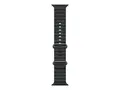 Apple - Klokkestropp for smart armbåndsur 49mm - 130 - 200 mm - svart - for Watch Hermès Series 9, SE 3, Series 10, Series 11, Series 8, Series 9, Ultra 2, Ultra 3