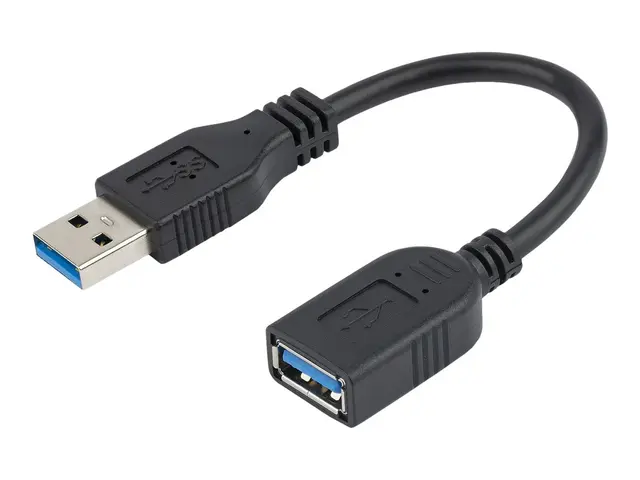 StarTech.com 6in Short USB 3.0 Extension Adapter Cable (USB-A Male...