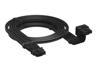 CORSAIR Style A - Strømkabel - 16-stifts PCI-strøm (hann) oppvinklet til 16-stifts PCI-strøm (hann) 65 cm - svart
