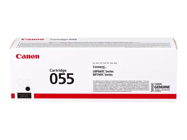 Canon 055 - Svart - original - tonerpatron - for imageCLASS LBP664...