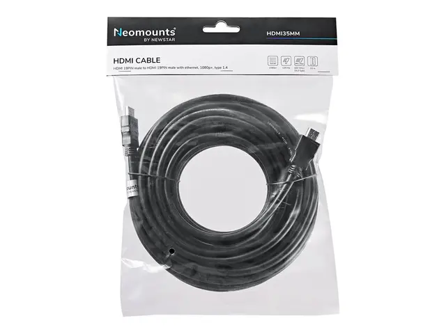 Neomounts - HDMI-kabel HDMI hann til 10 m svart